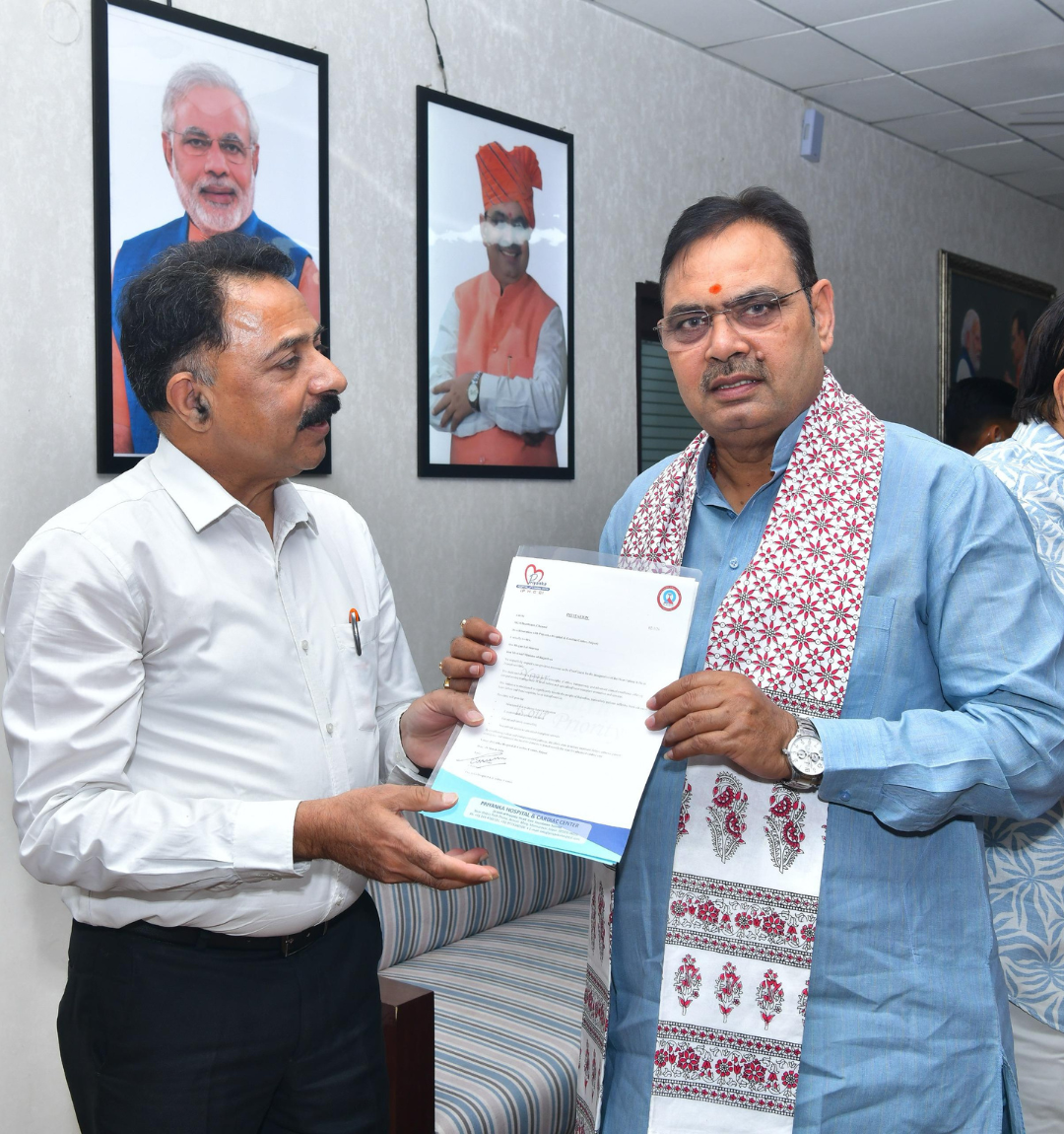 Dr. G. L. Sharma met with Chief Minister Bhajan Lal Sharma.