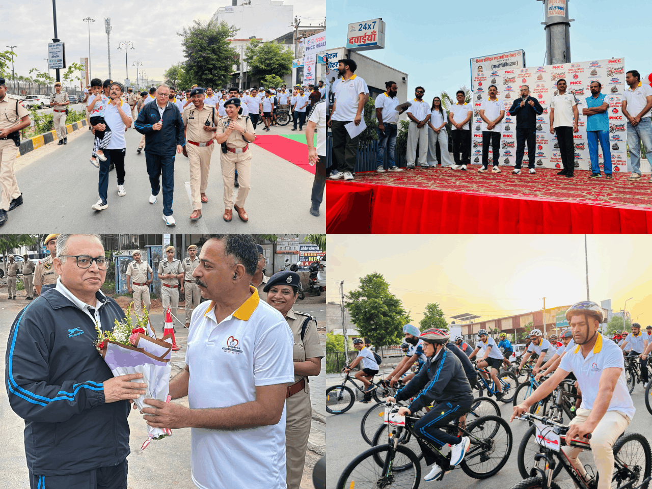 Healthy Heart Cyclothon 2026 Poster Unveiling by Shree Rajshree Raj, DCP Jaipur